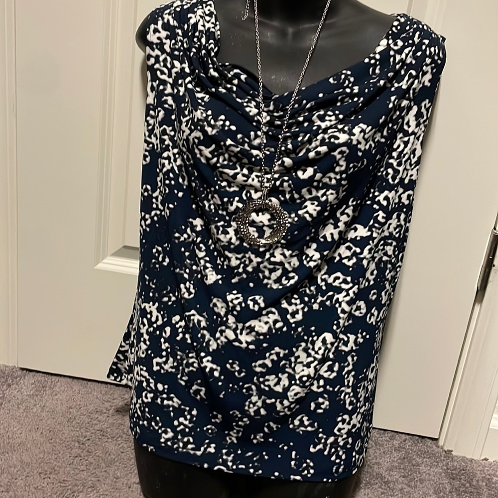 Dressy sleeveless top by Calvin Klein. XL